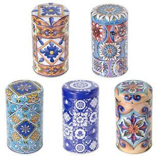 Коробка жерстяна Мікс циліндрична, 1 шт