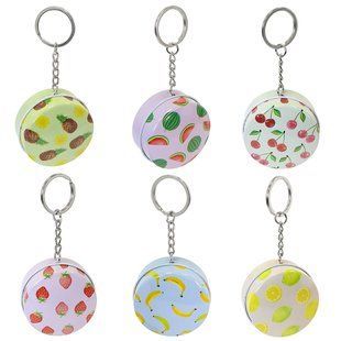 Коробка жерстяна 10шт 4,5х4,5х2,5см Брелок