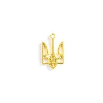Металлическая подвеска 50 шт 25 мм трезубец золотой металл