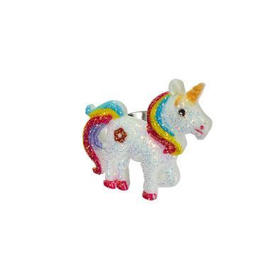Детские кольца пак.100шт металл, пластик Unicorn
