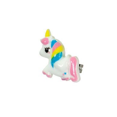 Детские кольца пак.100шт металл, пластик Unicorn