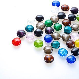 Стеклянные бусины микс пак. 250 г. микс цветов