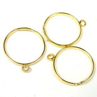 Основи 25 шт для кілець золото
