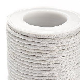 Шнур кручений бавовняний 2 мм котушка 15м +-10% Білий