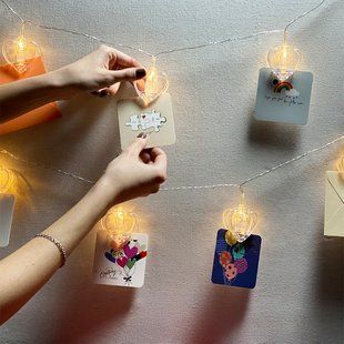 Гирлянда прозрачный , пластик 5 шт