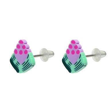 Сережки 100 шт пусети (пара) Чорний мікс форм