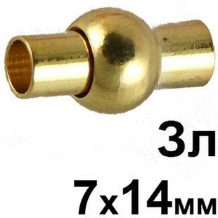 Застежки 10 шт магнитные золото