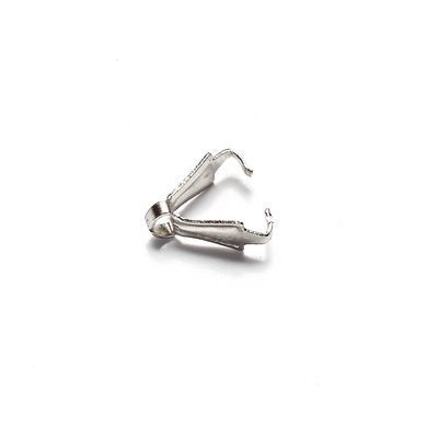 Держатели 200 шт. для кулонов и подвесок мельхиор