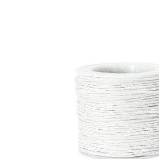 Шнур бавовняний 1 мм котушка 30м +-10% Білий
