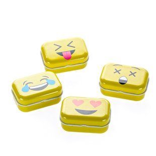 Коробка жерстяна 10шт Смайл 4х6х2,5см