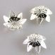 Обниматели 500 шт для бусин 10 мм серебро